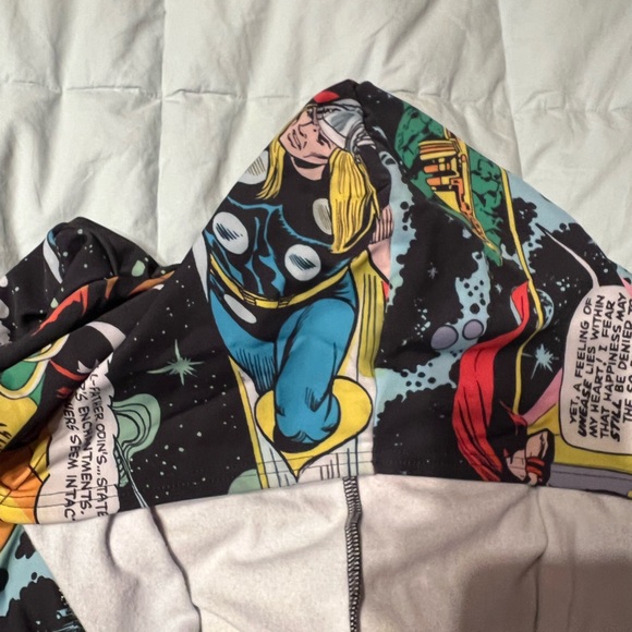 ULTRA RARE Black Milk Rainbow Bridge Thor Snuggle Suit Size Large Marvel - Picture 12 of 14